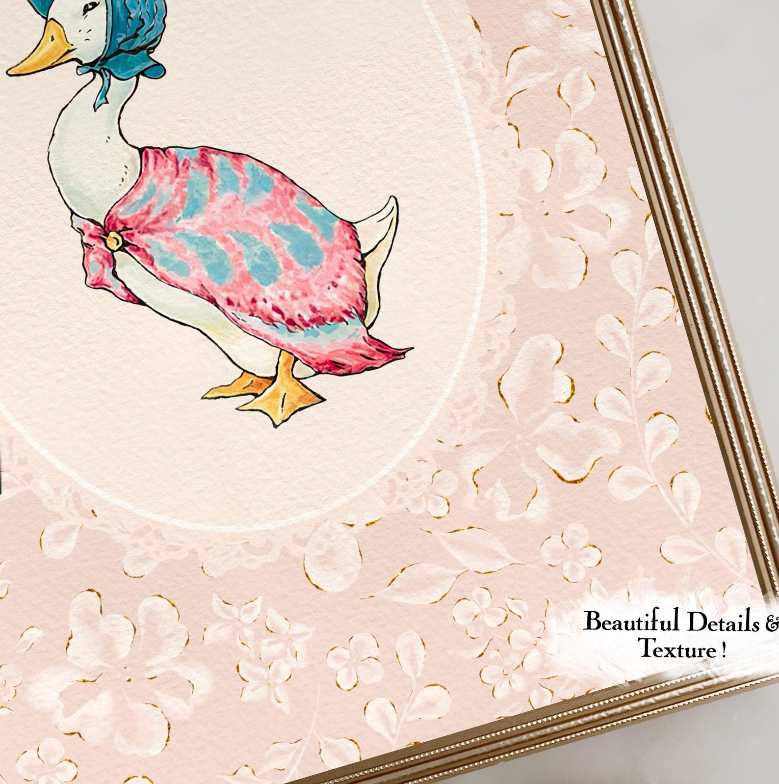 Jemima Puddleduck Prints Peter Rabbit Prints Nursery Prints Vintage ...