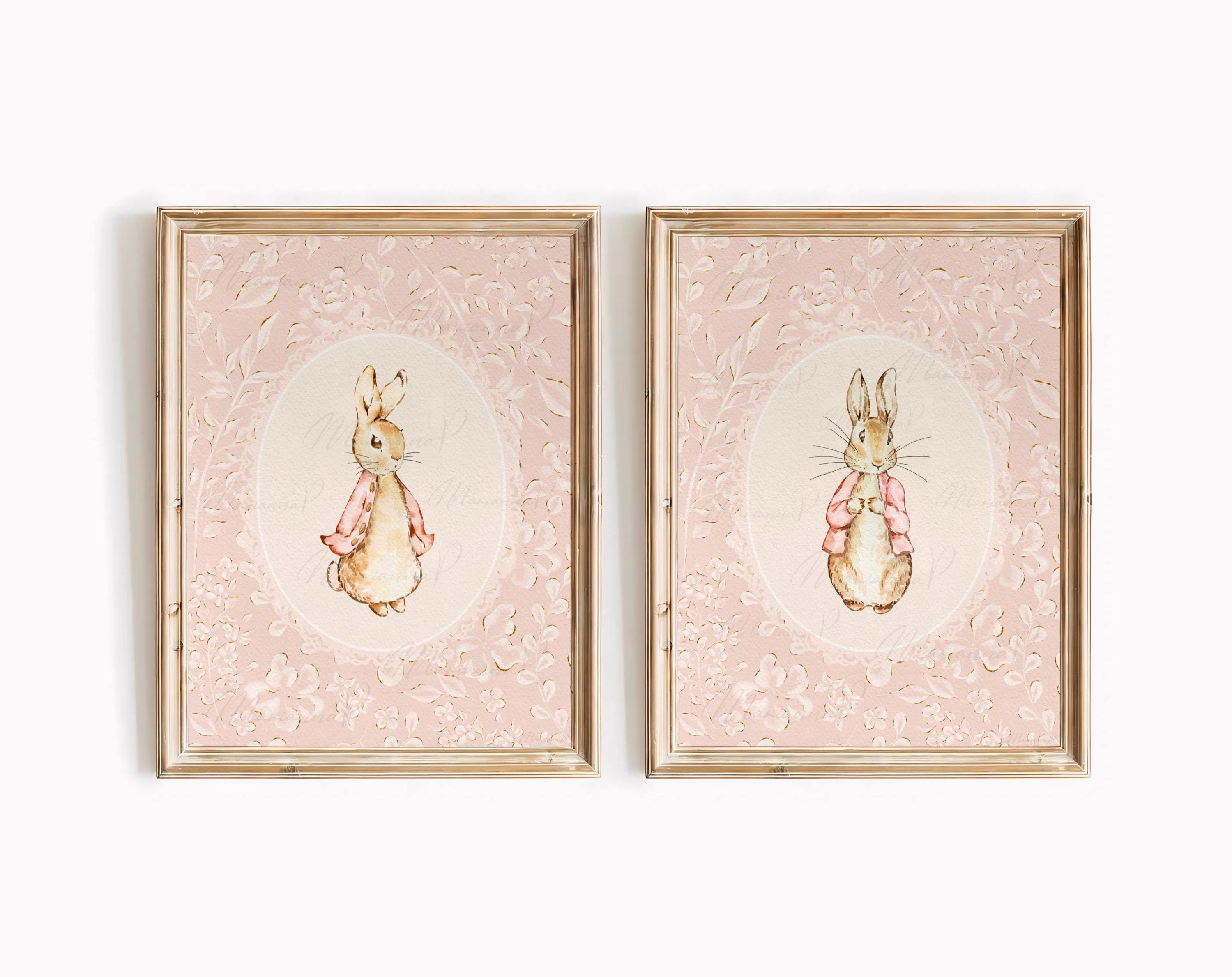 Peter Rabbit Prints Vintage Peter Rabbit Nursery Prints Flopsy Bunny ...