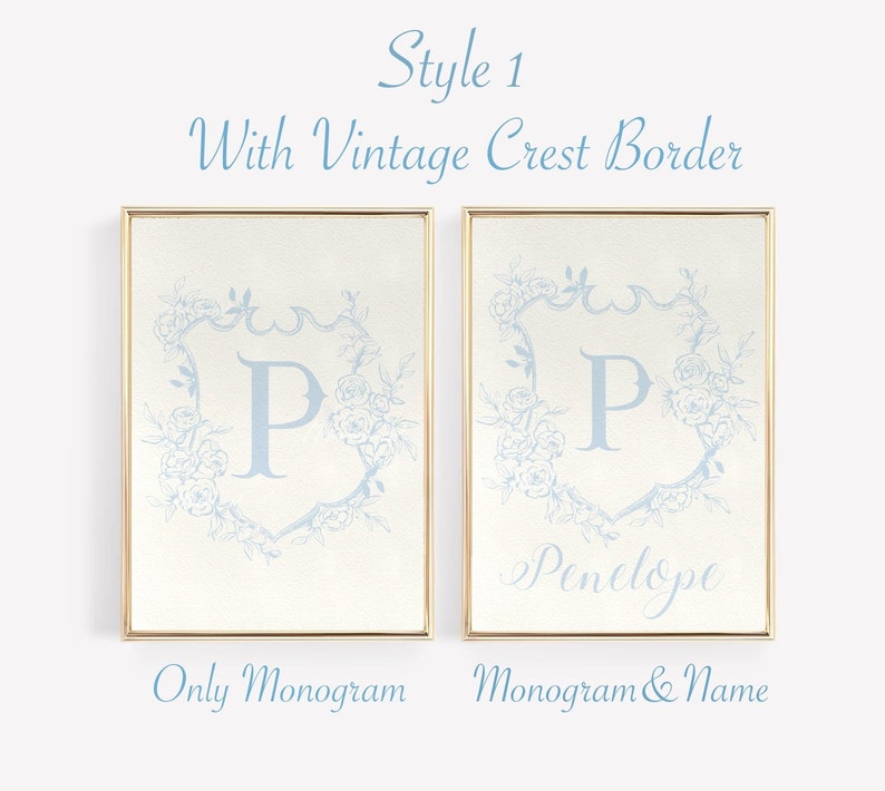 Personalized Peter Rabbit Nursery Decor Monogram Vintage Baby Blue ...