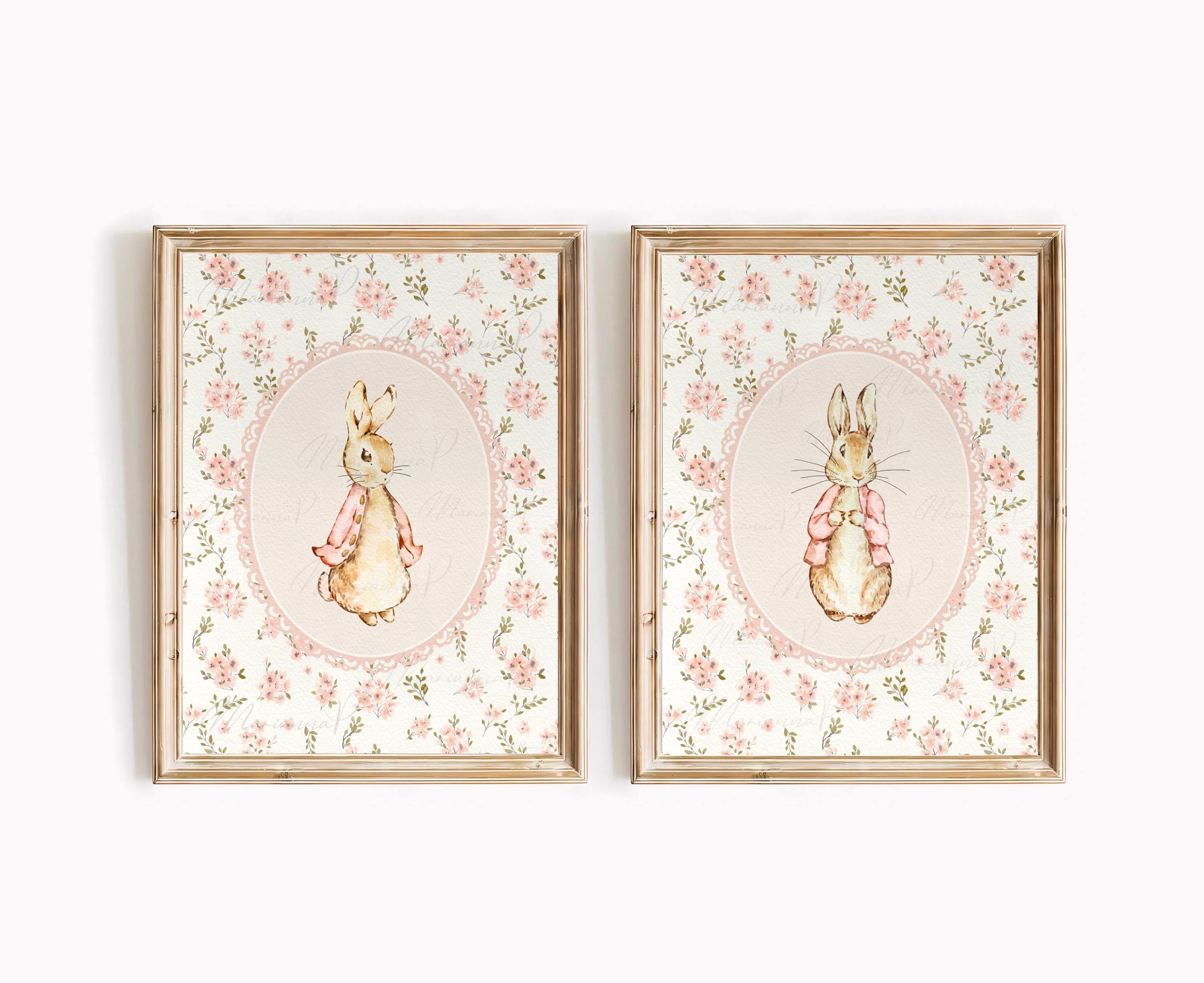 Peter Rabbit Prints Vintage Peter Rabbit Nursery Prints Flopsy Bunny ...