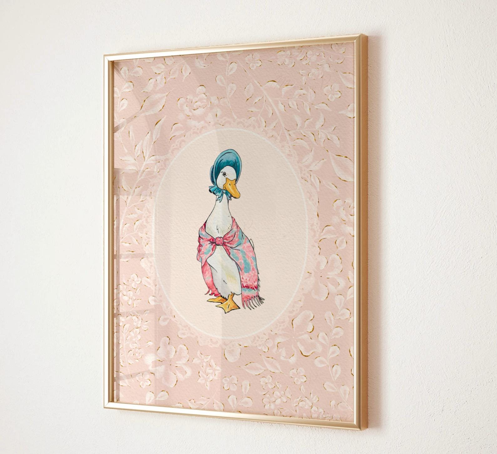 Jemima Puddleduck Prints Peter Rabbit Prints Nursery Prints Vintage ...