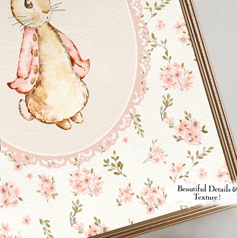 Peter Rabbit Prints Vintage Peter Rabbit Prints Beatrix Potter Girls ...