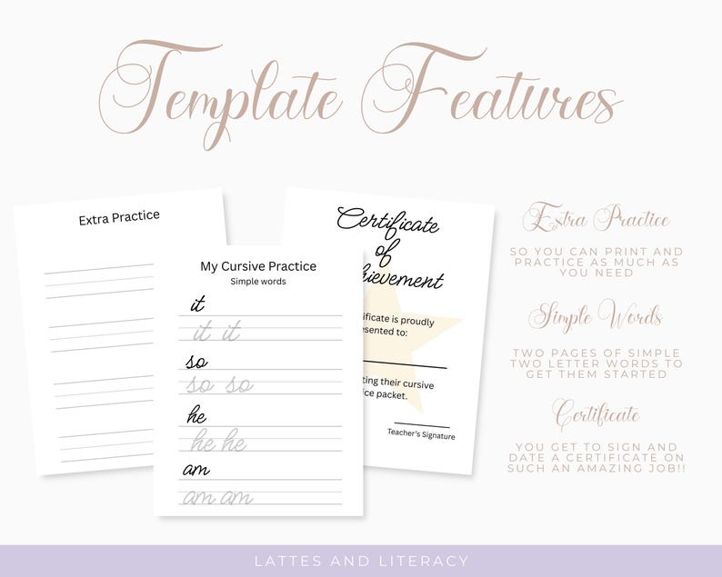 Cursive Handwriting Worksheets, Learn to Write the Alphabet, Writing ...