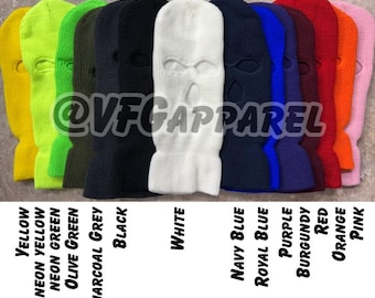 Zahnrad - 3-Loch Balaclava Ski-Maske