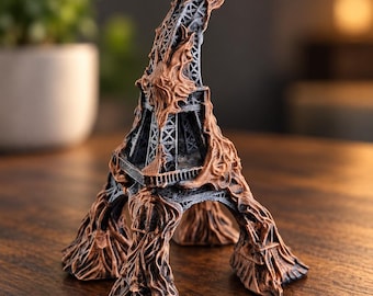 Eiffel Tower after the fall - Expedition 33 - Post-apocalyptic 3D figurine