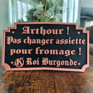 Petit Cadre Mural En Bois Rouge Rigolo – Portrait De Coq Humoristique (fait Main En France)