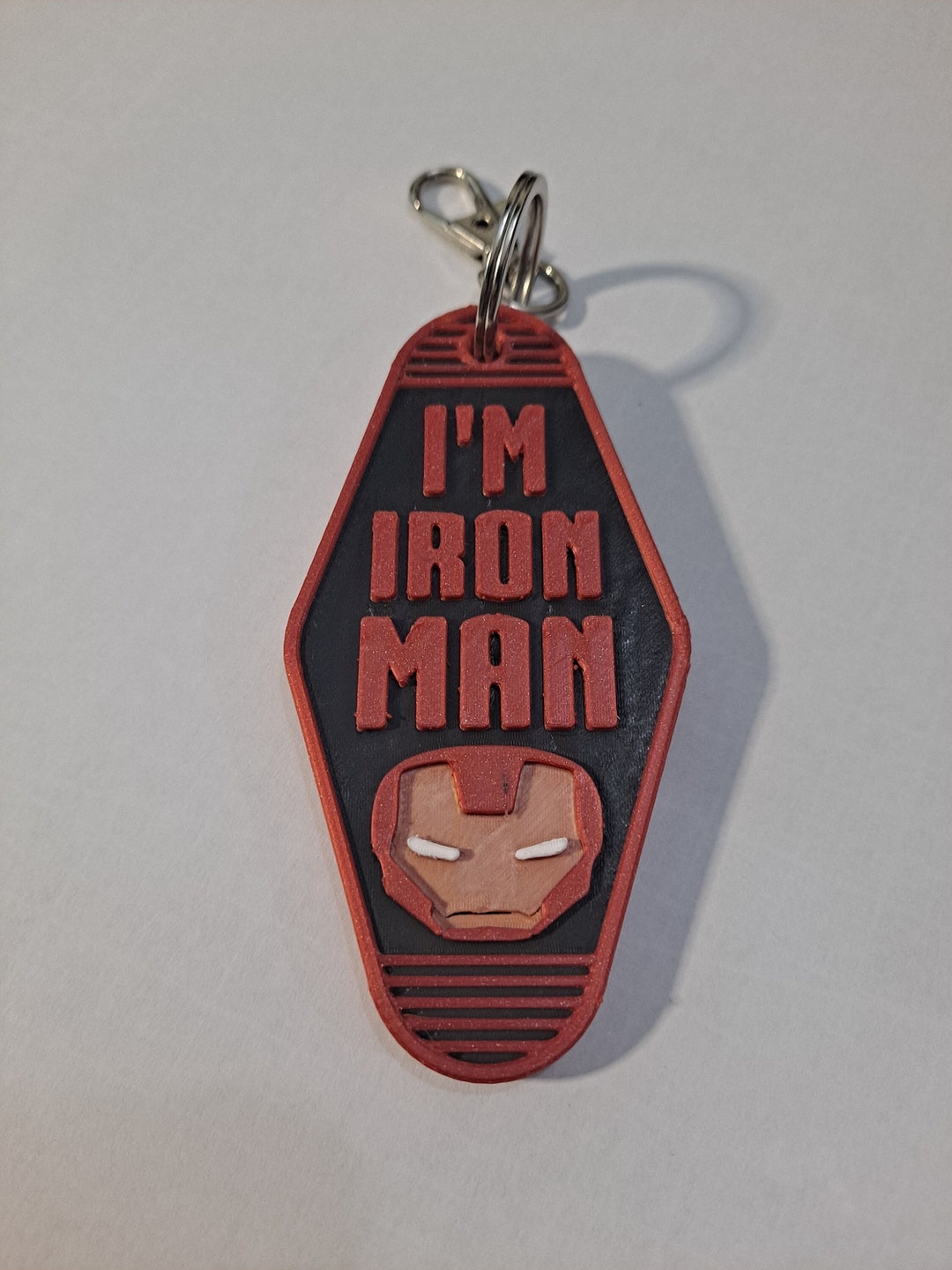 I'm Iron Man Key Ring Etsy
