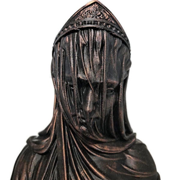 Buste inspiré de l'œuvre d'art "La Vierge Voilée"
