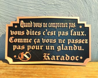 Kaamelott setting – iconic Karadoc quote “That’s not wrong”