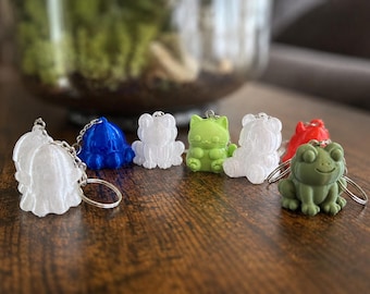 Kawaii 3D printed gummy keychains – 7 designs to choose from