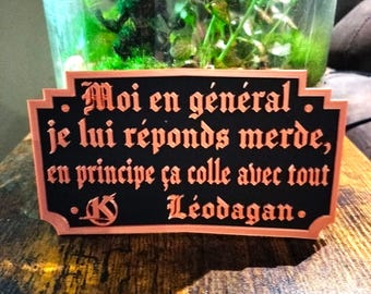 3D Camelot Frame – Cult Quote “I...”, Fan Art