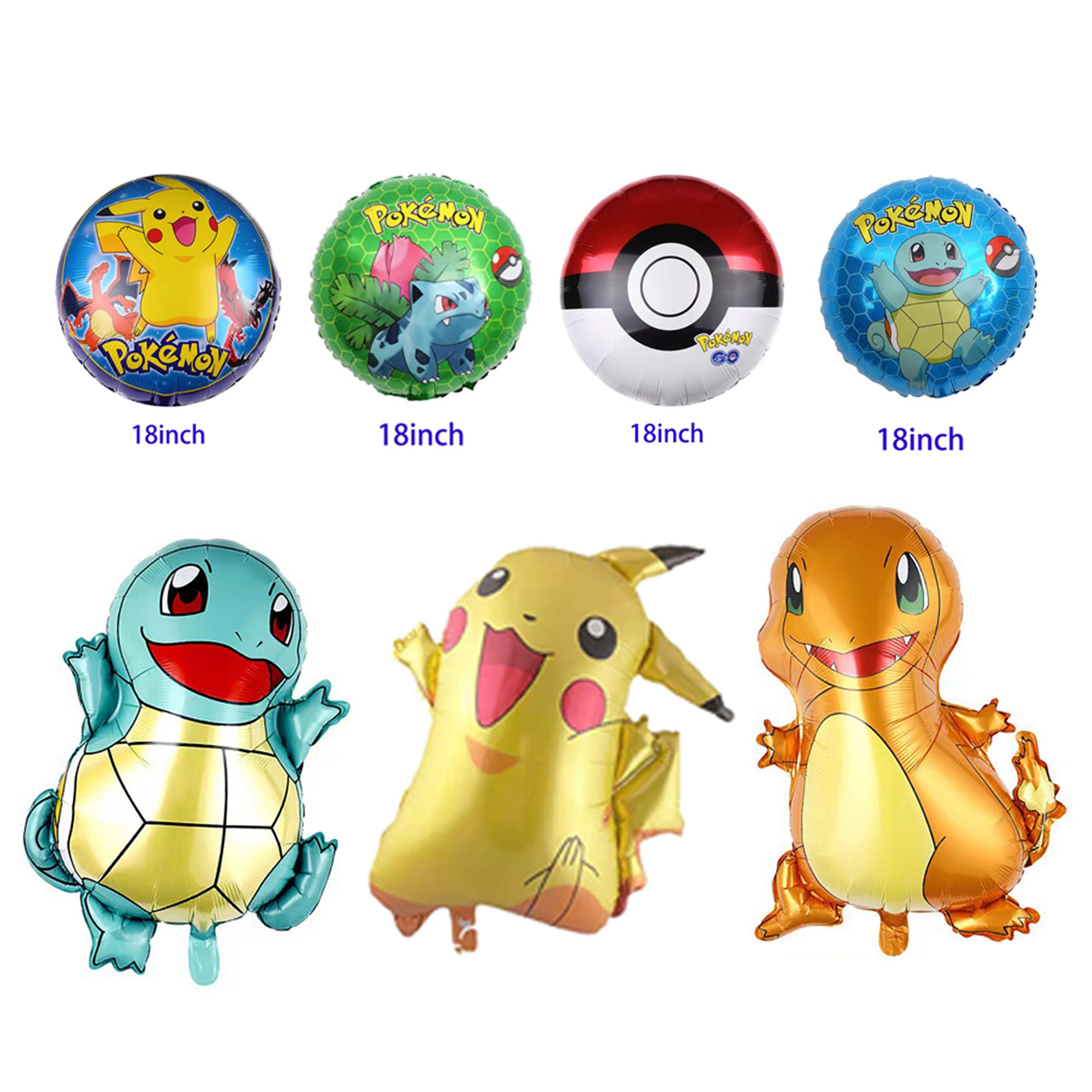 Pikachu, je te choisis Kit de guirlande de ballon Pokémon Comprend