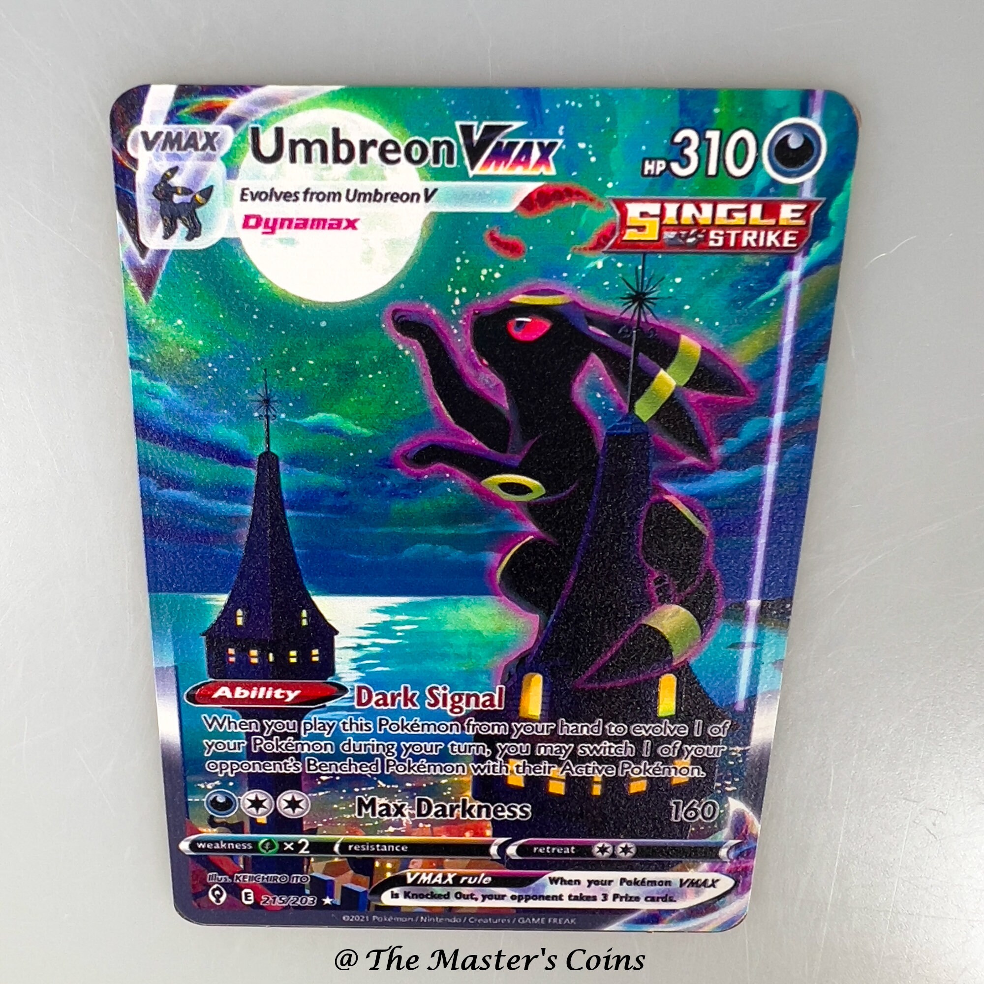 Mavin  GX EX custom card vmax dynamax Mega Pokemon Shadow Shiny Gengar And  & Charizard