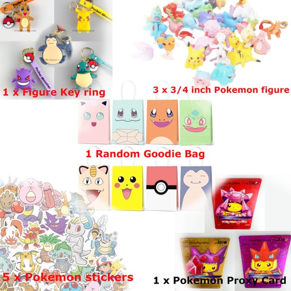 Personalized Pokémon Gift Bag Pokémon Birthday Party Goodie Bag