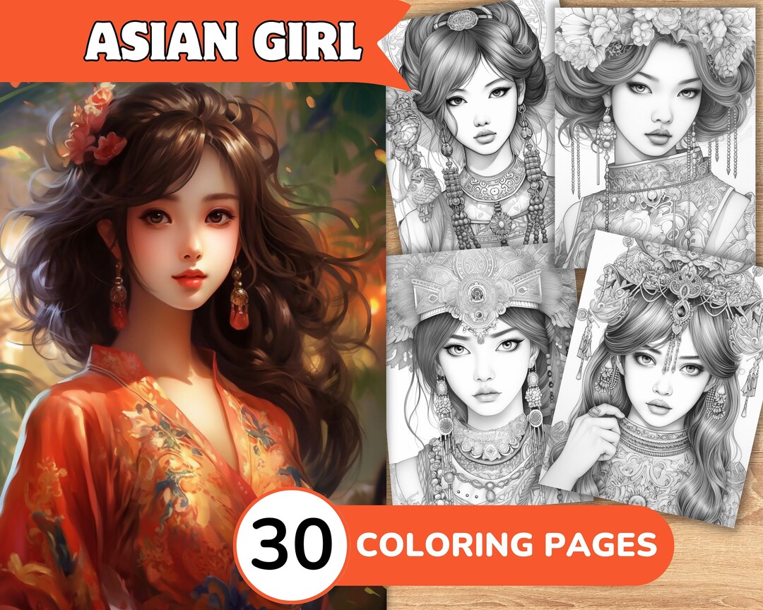 Asian Coloring Pages Asian Coloring - Il 1080xN.5239867136 Am66 