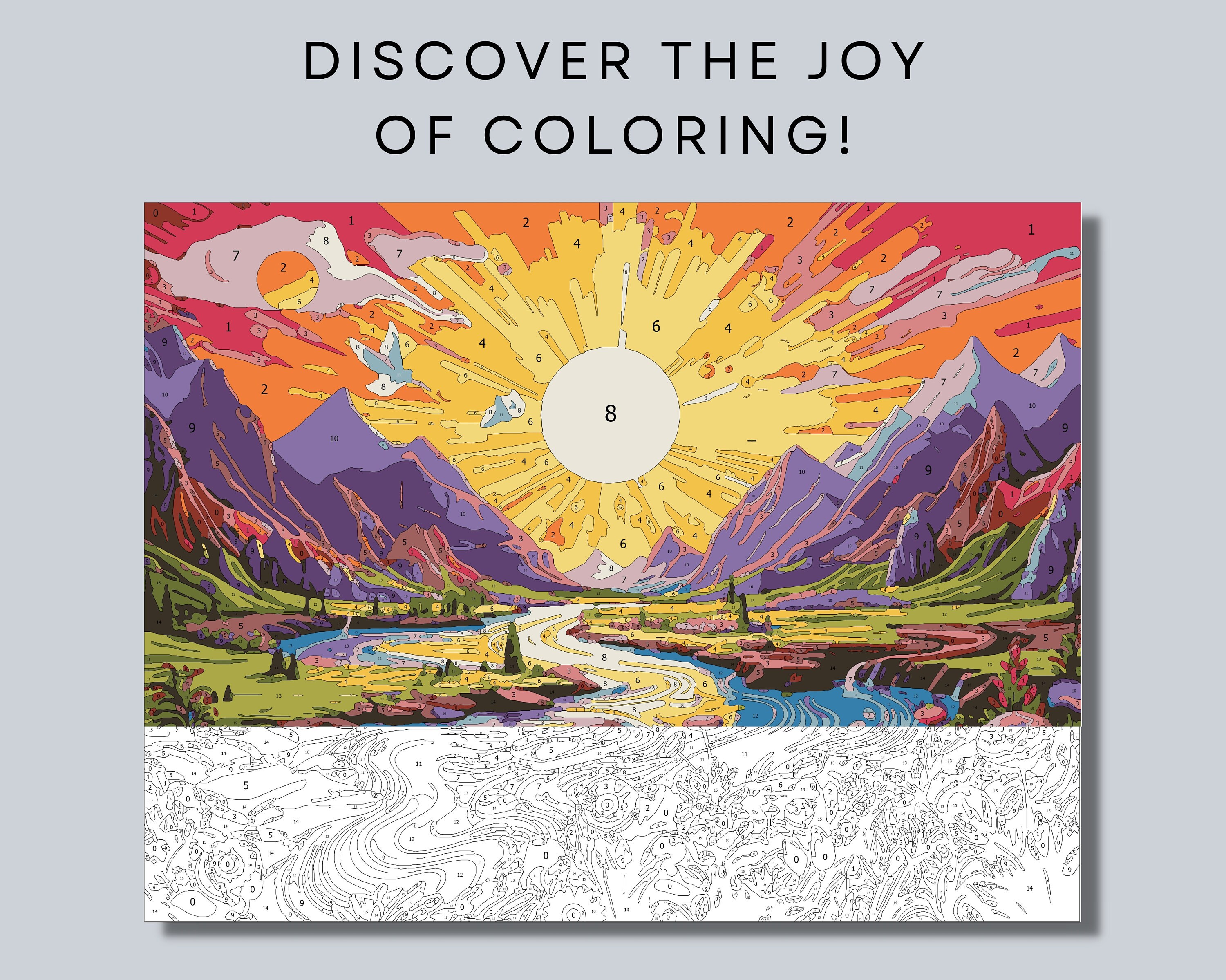 Color by Number, Paint by Number, Paint Number Adult, Coloring Numbered