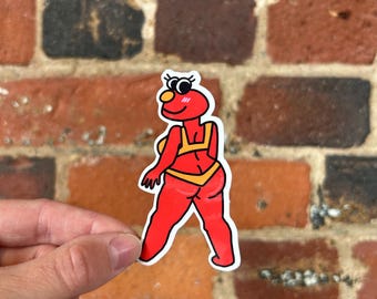 Beautiful Elmo Sticker - Waterproof Decal