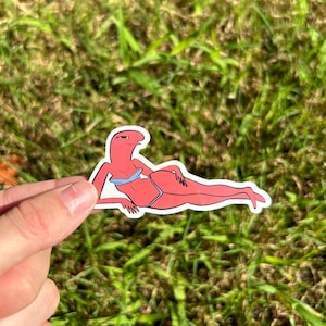 Amis souriants, beau Alan Sticker
