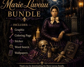 Pack numérique Halloween de Marie Laveau