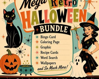 Pack numérique Mega Retro Halloween