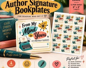 Ex-libris signé par l'auteur