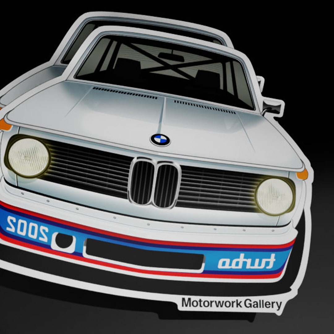 BMW 2002 Sticker Turbo - Etsy