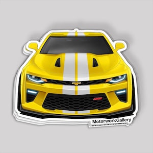 Sticker Chevrolet Camaro 6e génération