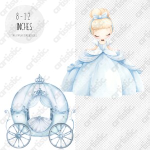 Clipart PNG Bundle, Girl Birthday PNG, Princess Clipart, Princess ...