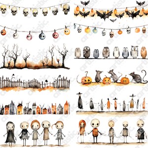 Black cat illustration in Halloween theme, transparent PNG suitable for sublimation printing.