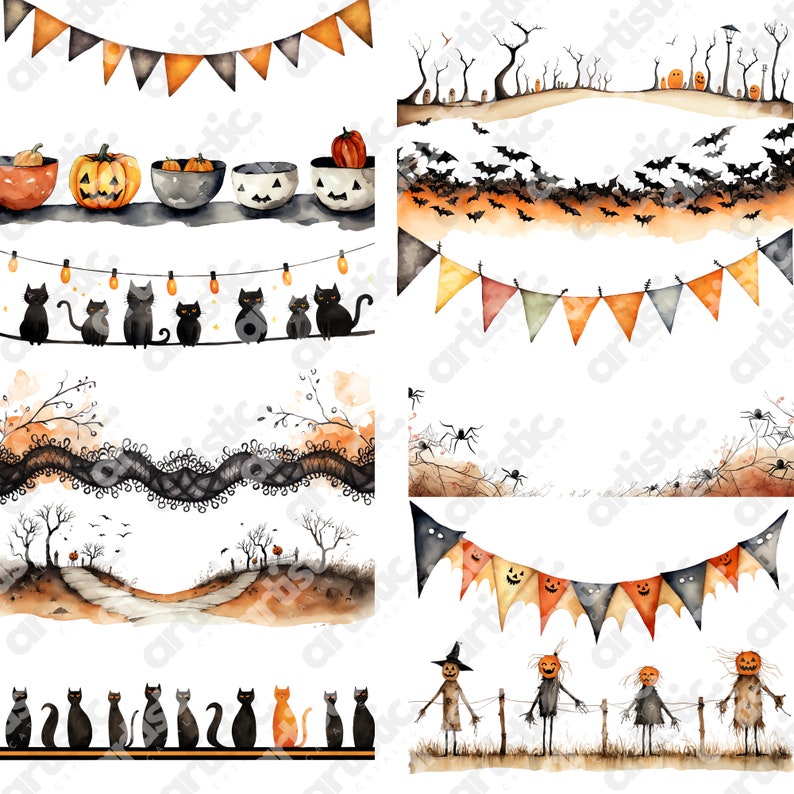 Cute bat image in watercolor style, perfect for digital scrapbooking and DIY projects.