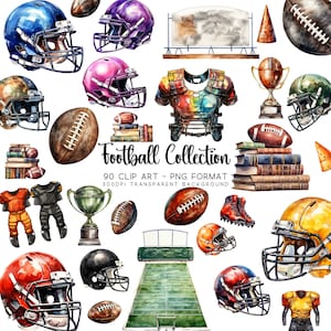 Football Clipart - 90 PNG transparente Sport Bild Dateien - American Football, Superbowl Clipart, Football Helm PNG, Sport Grafiken