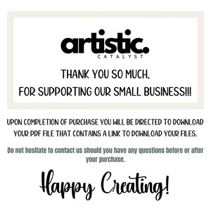 artistic CATALYST logo with Eggnog Latte inspired design. Arrows directing to Etsy homepage for Creamy Drink PNG digital download access.