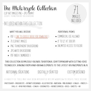 Bike clipart bundle featuring 72 unique watercolor designs, perfect for decals and customizable projects