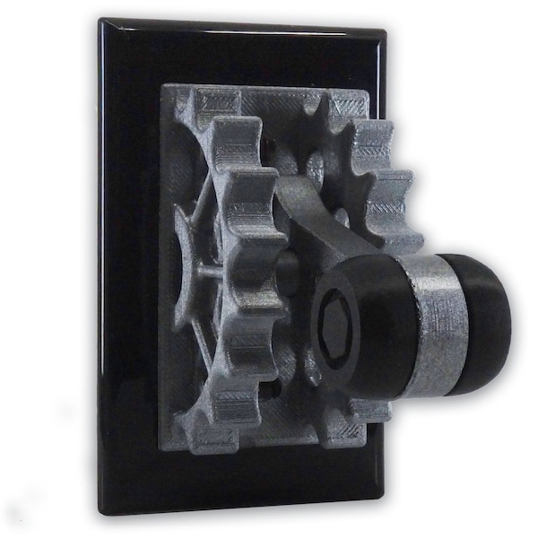 Steampunk | Gray and Black | Various Sizes | Light Switch Cover