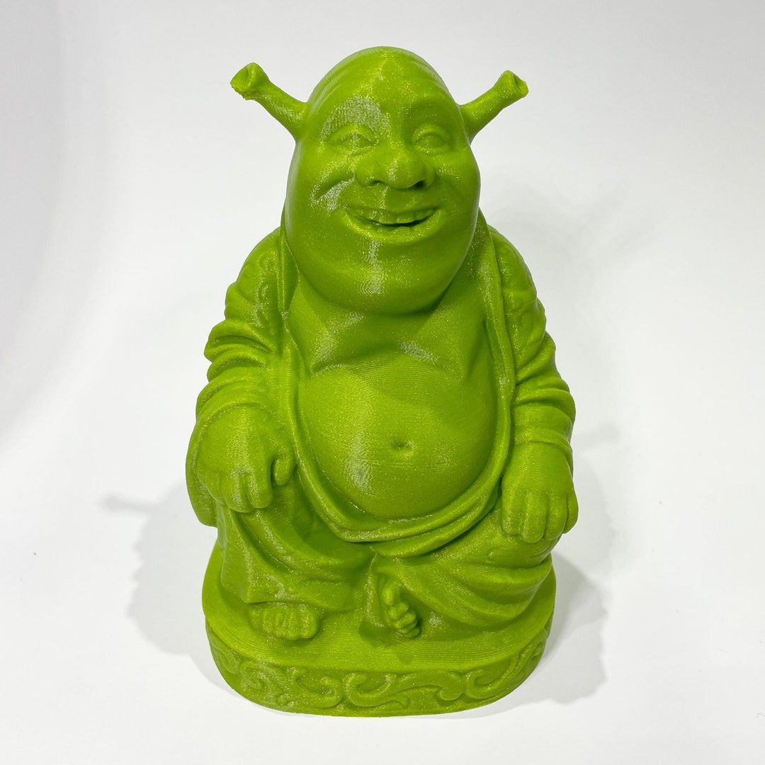 Shrek Buddha Swamp Green Etsy
