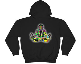 Psychonaut Mushroom Unisex Heavy Blend Hooded Sweatshirt