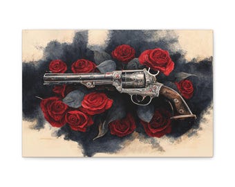 La Torre Oscura, Revólver de Roland, Pintura en acuarela, Stephen King, Arte fantástico, Fantasía, Mundo Medio, Mundo Final, Roland el Pistolero, Rose