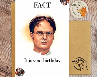 FACT - It is your birthday | Dwight Schrute The Office