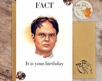 FACT - It is your birthday | Dwight Schrute The Office