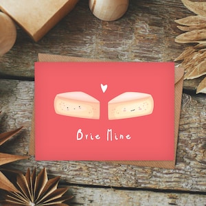 Le brie est le mien ! Carte Saint-Valentin/Mariage/Anniversaire|