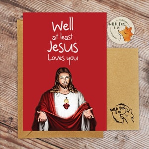 Jezus Valentijnsdag/jubileumkaart! Jezus houdt van je!