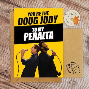 Eres el Doug Judy de mi Peralta / Brooklyn 99 Tarjeta de aniversario / Día de San Valentín / Regalo de Brooklyn Nine Nine /
