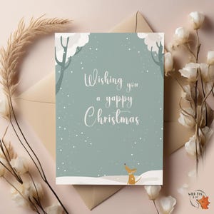 Fröhliche Weihnachten! Weihnachtskarte