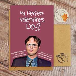 Dwight : la Saint-Valentin parfaite !| Réservations au restaurant :D I Funny Card pour la Saint-Valentin