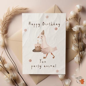 Joyeux anniversaire animal de fête |