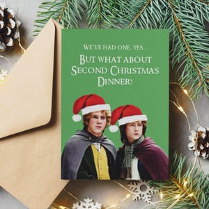 Herr der Ringe - Zweites Weihnachtsessen! Weihnachtskarte