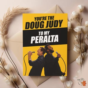 Du bist der Doug Judy zu meiner Peralta | Brooklyn 99 Valentinstag | Jubiläumskarte | Brooklyn Nine Nine Geschenk |