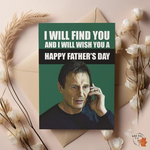 Liam Neeson Taken Vatertagskarte!
