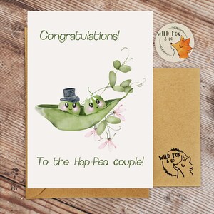 Congratulations to the Hap-Pea couple!