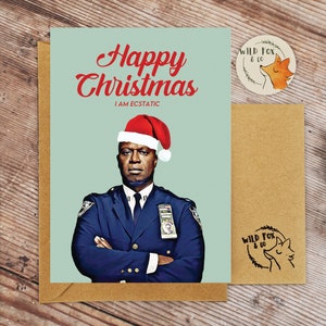 Capitano Holt 'Sono estatico' - Cartolina di Natale di Brooklyn 99